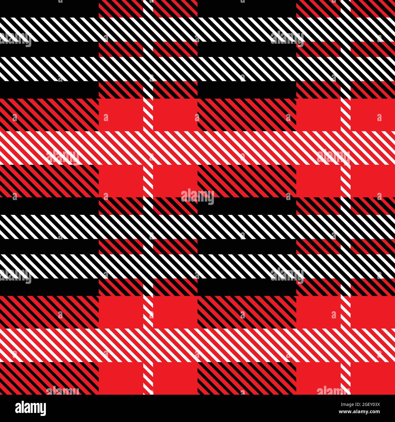 Red and black Scotland textile seamless pattern. Fabric texture check ...