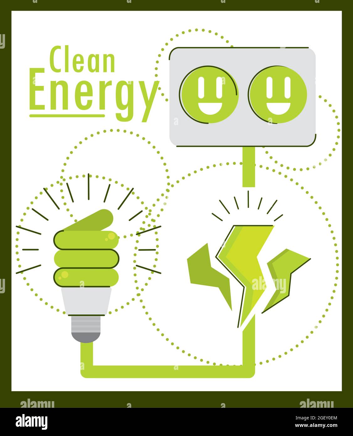 clean energy green Stock Vector Image & Art - Alamy