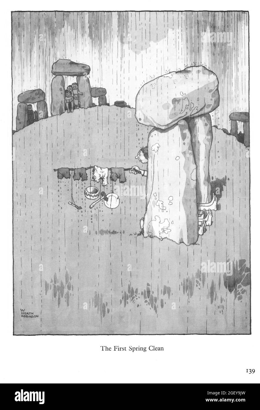 Page from William Heath Robinson (18721944) Inventions The first