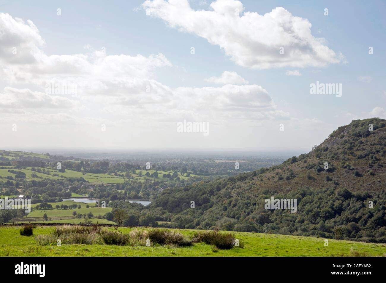 Tegg #39 s Nose viewed from near Hardingland in the Macclesfield Forest