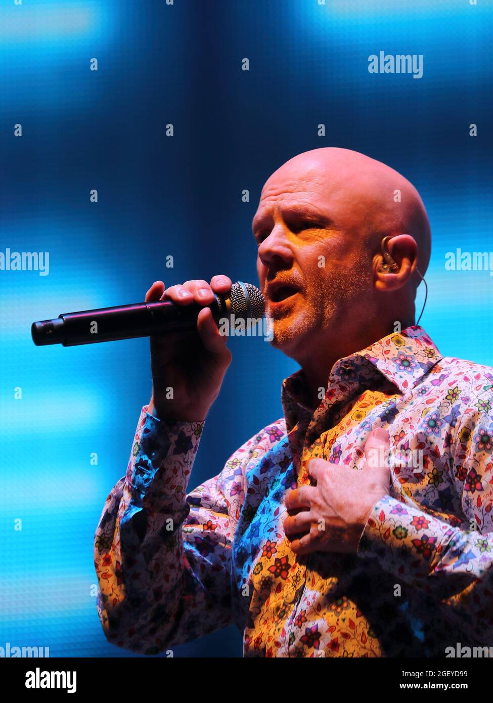 Jimmy Somerville performed live on stage at the Rewind South 80s Music ...