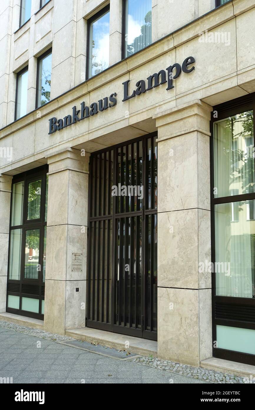 Bankhaus Lampe, Berlin, Germany Stock Photo