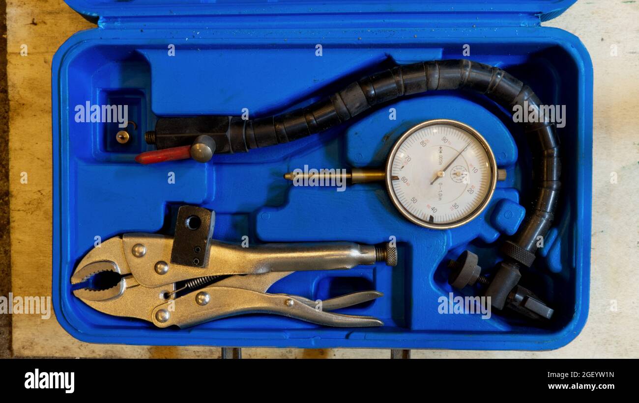 An Overhead View of a Ball Joint Gauge Stock Photo Alamy