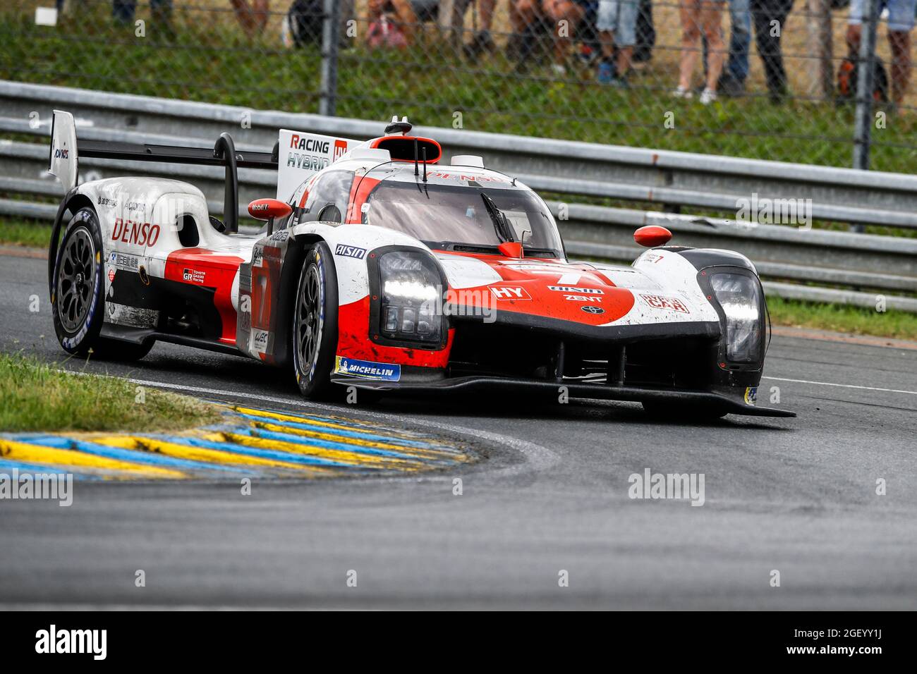 07 Conway Mike Gbr Kobayashi Kamui Jpn Lopez Jose Maria Arg Toyota Gazoo Racing Toyota Gr010 Hybrid Action During The 24 Hours Of Le Mans 2021 4th Round Of The 2021