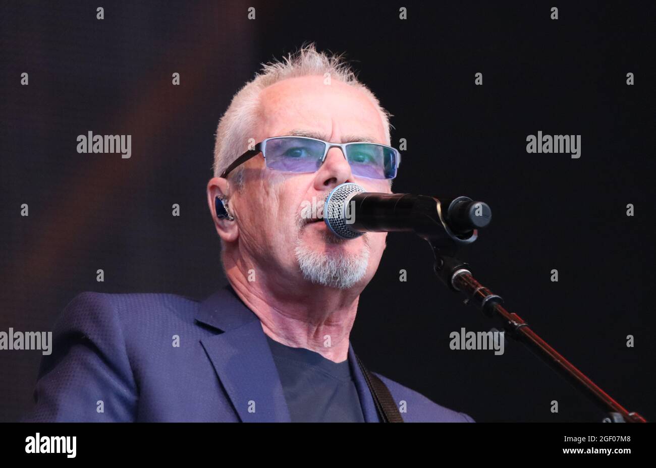 Non Exclusive: Nik Kershaw, Rewind Festival South, Henley-On-Thames, UK, 21  August 2021, Photo by Richard Goldschmidt Stock Photo - Alamy