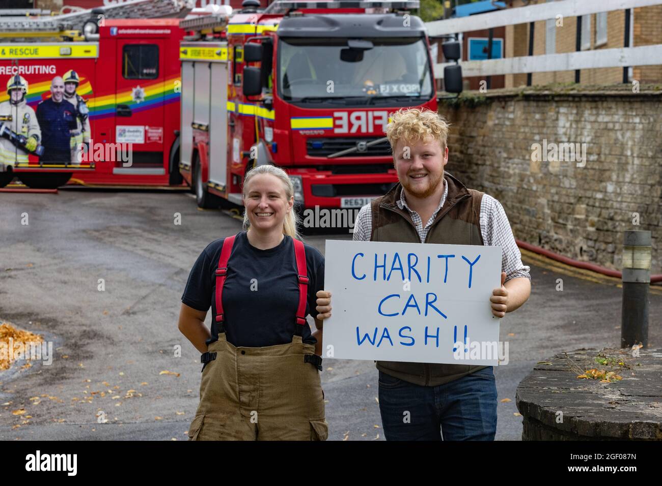 Chipping Norton, UK. 22 Aug 2021. Kaleb Cooper from Clarkson