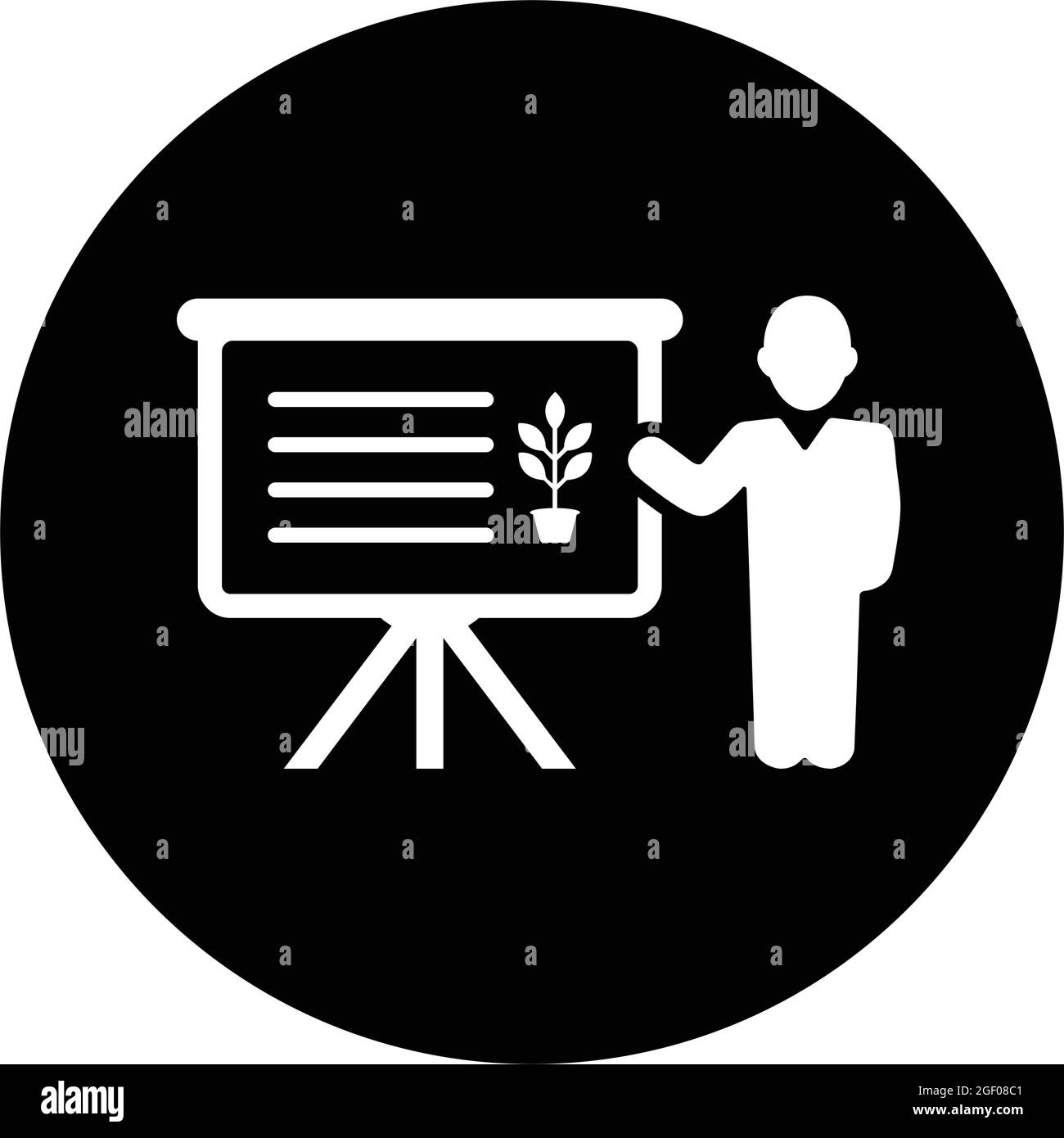 Analysis, plant research icon - Perfect use for print media, web, stock images, commercial use or any kind of design project. Stock Vector