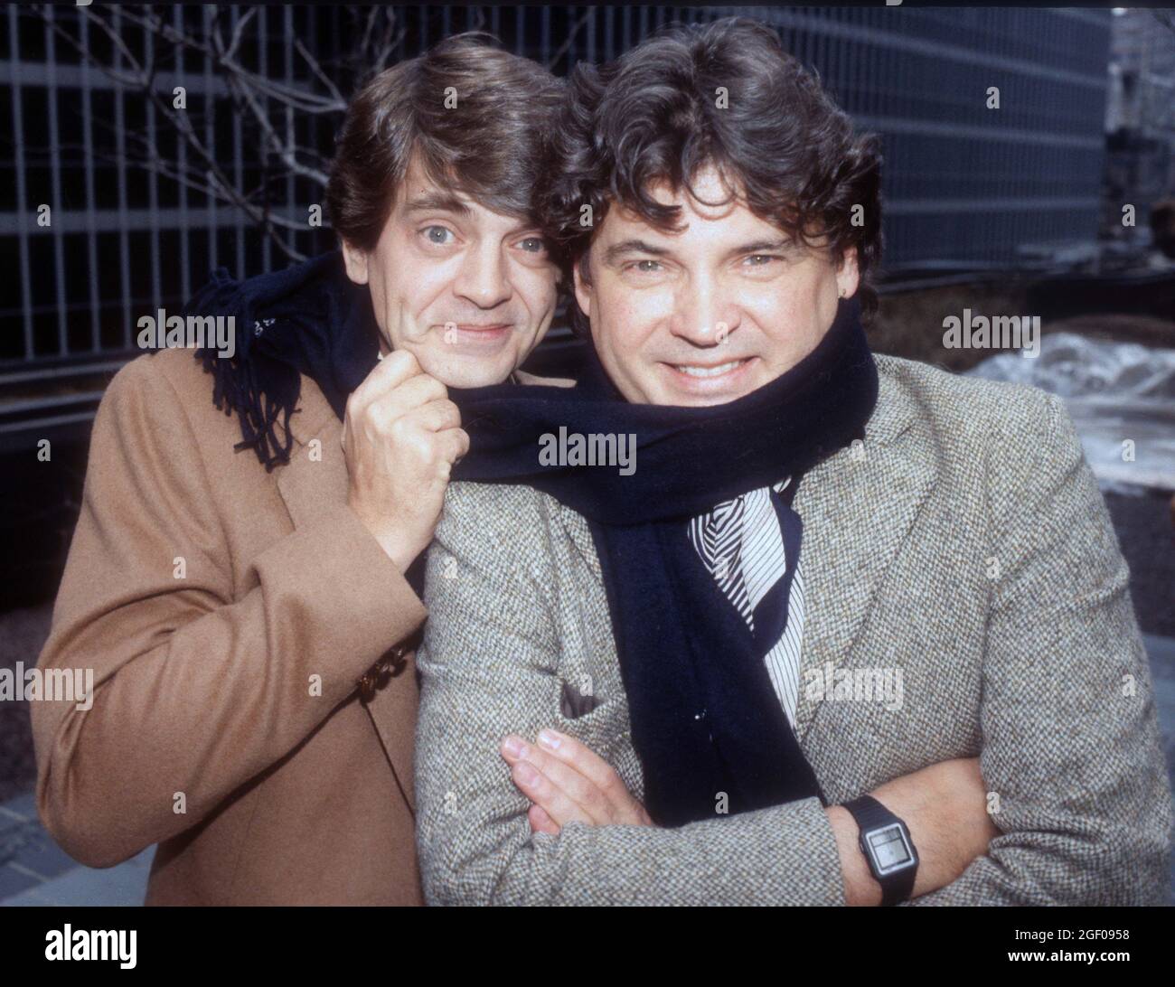 **FILE PHOTO** Don Everly Of The Everly Brothers Has Passed Away.  Phil Everly and Don Everly, The Everly Brothers, Circa 1980's Credit: Adam Scull/PHOTOlink/MediaPunch Stock Photo
