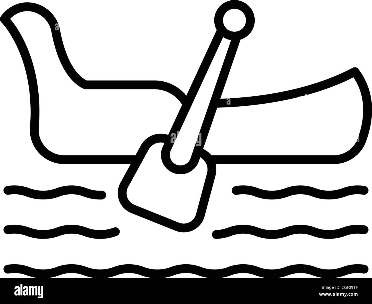 Gondola icon outline vector. Boat man. Italy venice Stock Vector Image ...