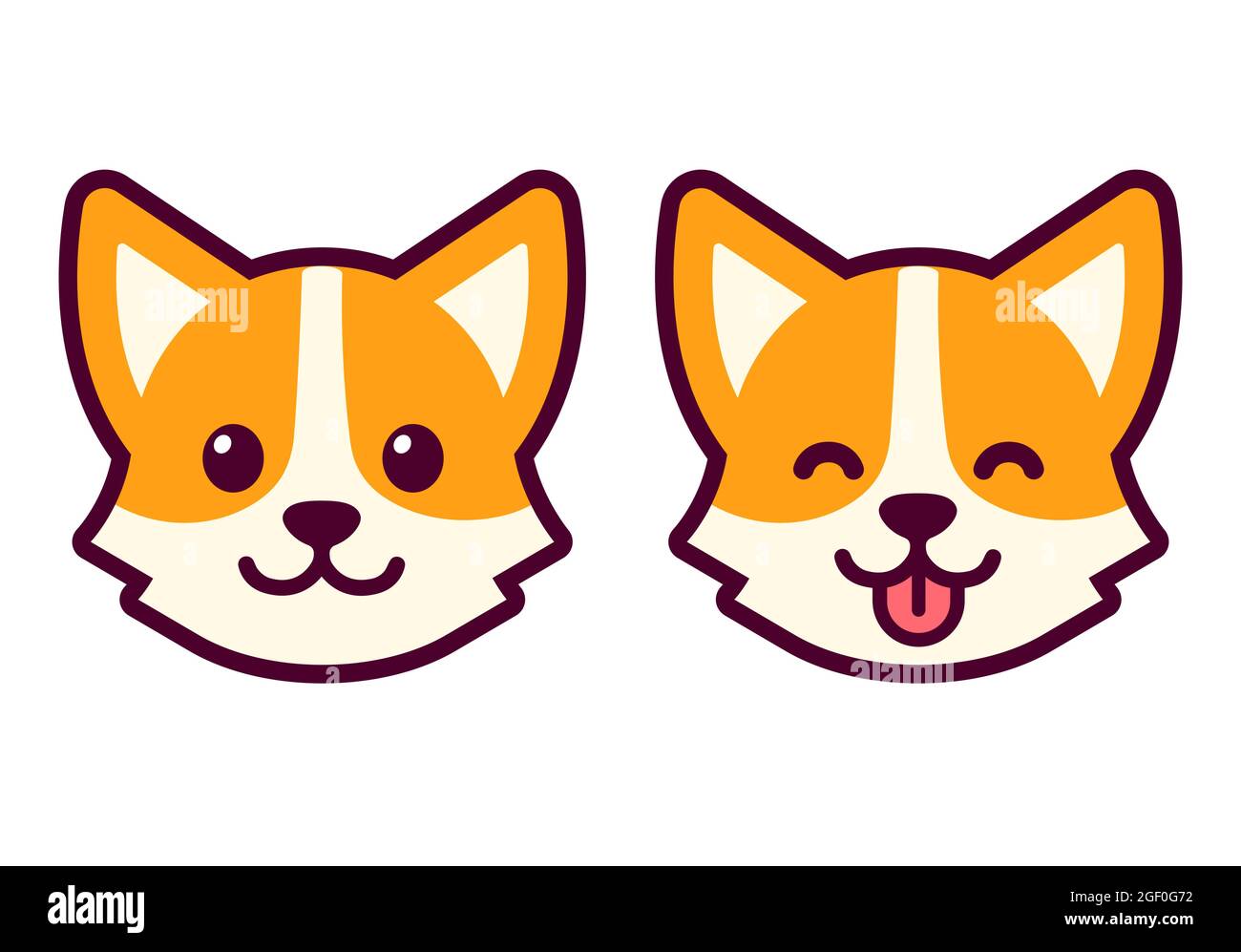 Cute dog head isolated icon design Royalty Free Vector Image