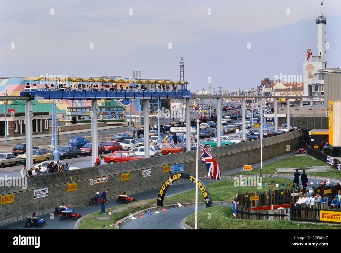 Blackpool, Lancashire, England, UK. Circa 1988 Stock Photo Alamy
