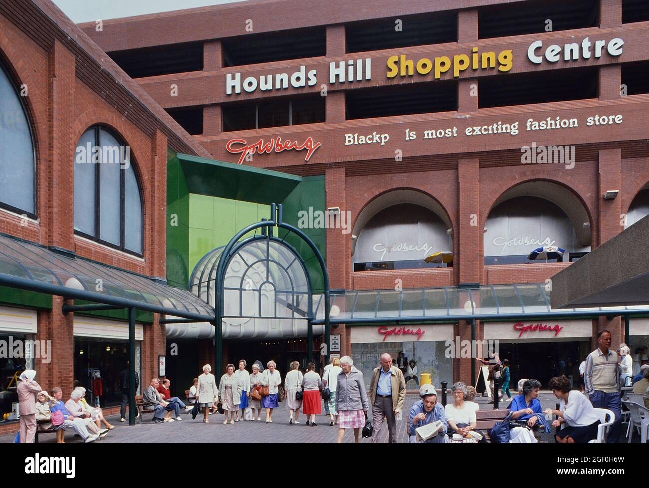 Hounds Hill Shopping Centre, Blackpool, Lancashire, England, UK. Circa 1980's Stock Photo