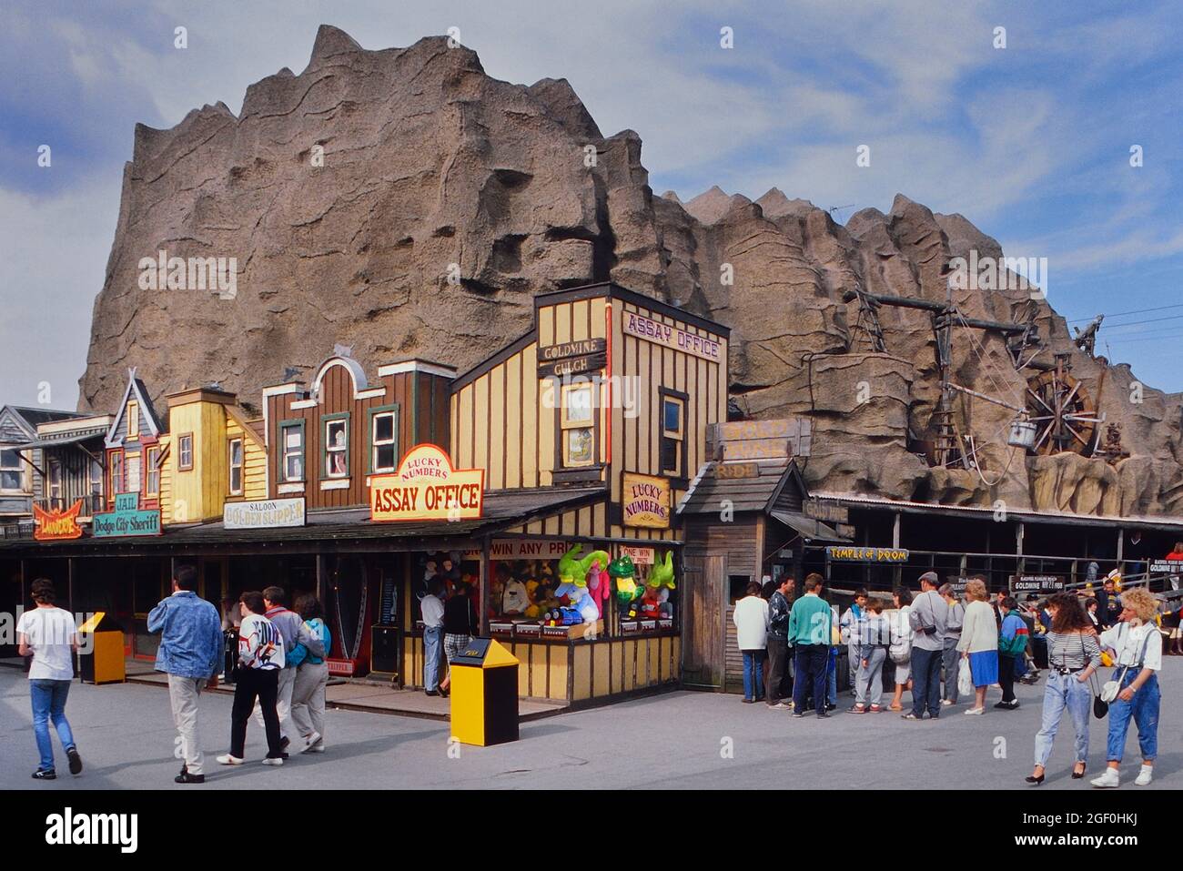 The Gold Mine ride, Blackpool Pleasure Beach, Blackpool, Lancashire