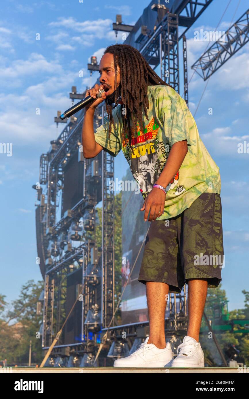 Earl Sweatshirt Thebe Neruda Kgositsile during the Lyrical