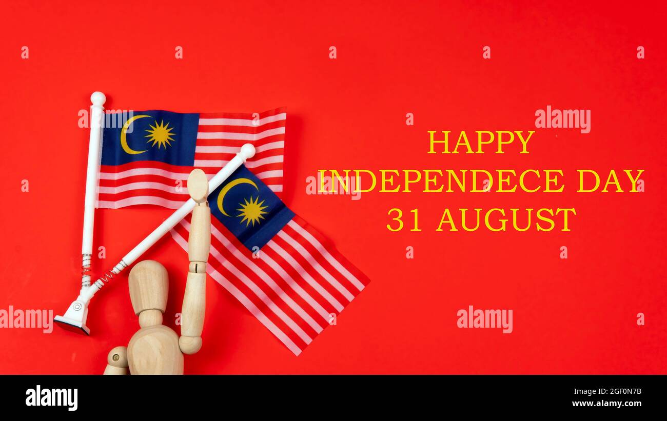 31st August Is A Malaysia Independence Day Independence Day Concept In Celebrating Malaysia Independence Day Selective Focus On Malaysia Flag Stock Photo Alamy