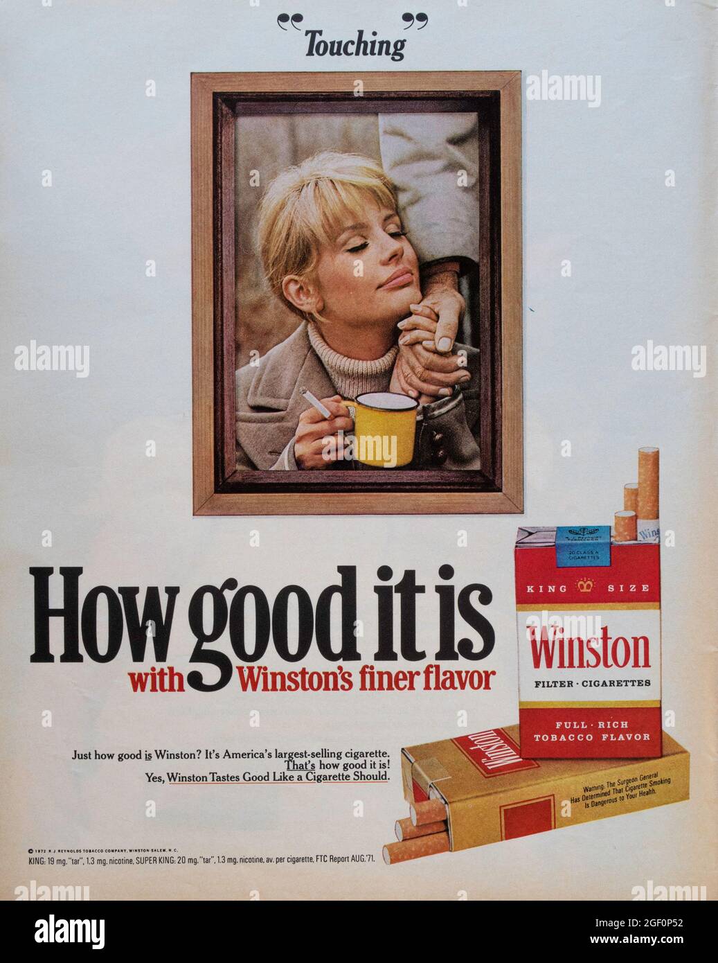 Cigarette slogan hi-res stock photography and images