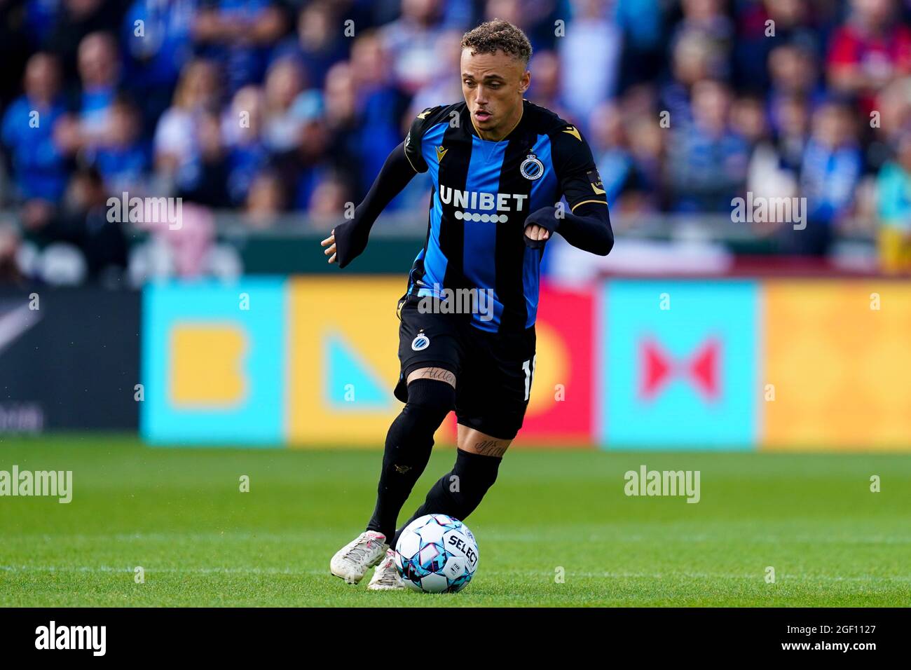 Brugge Belgium August 22 Noa Lang Of Club Brugge During The Jupiler Pro League Match Between Club Brugge And Beerschot At Jan Breydelstadion On August 22 2021 In Brugge Belgium Photo
