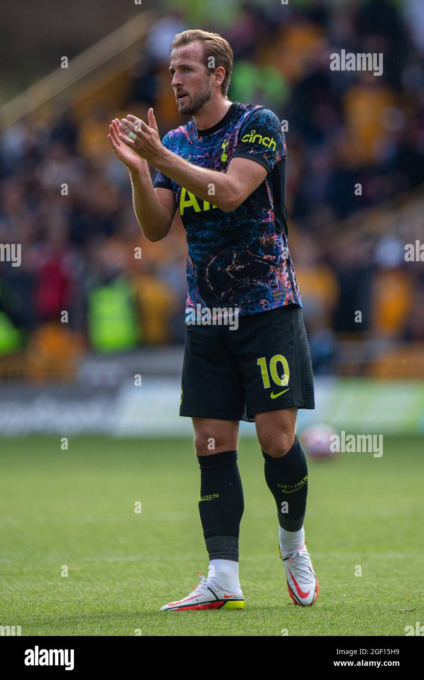 Harry Kane of Tottenham during the Premier League match between Wolverhampton and Tottenham Hotspur Stock Photo