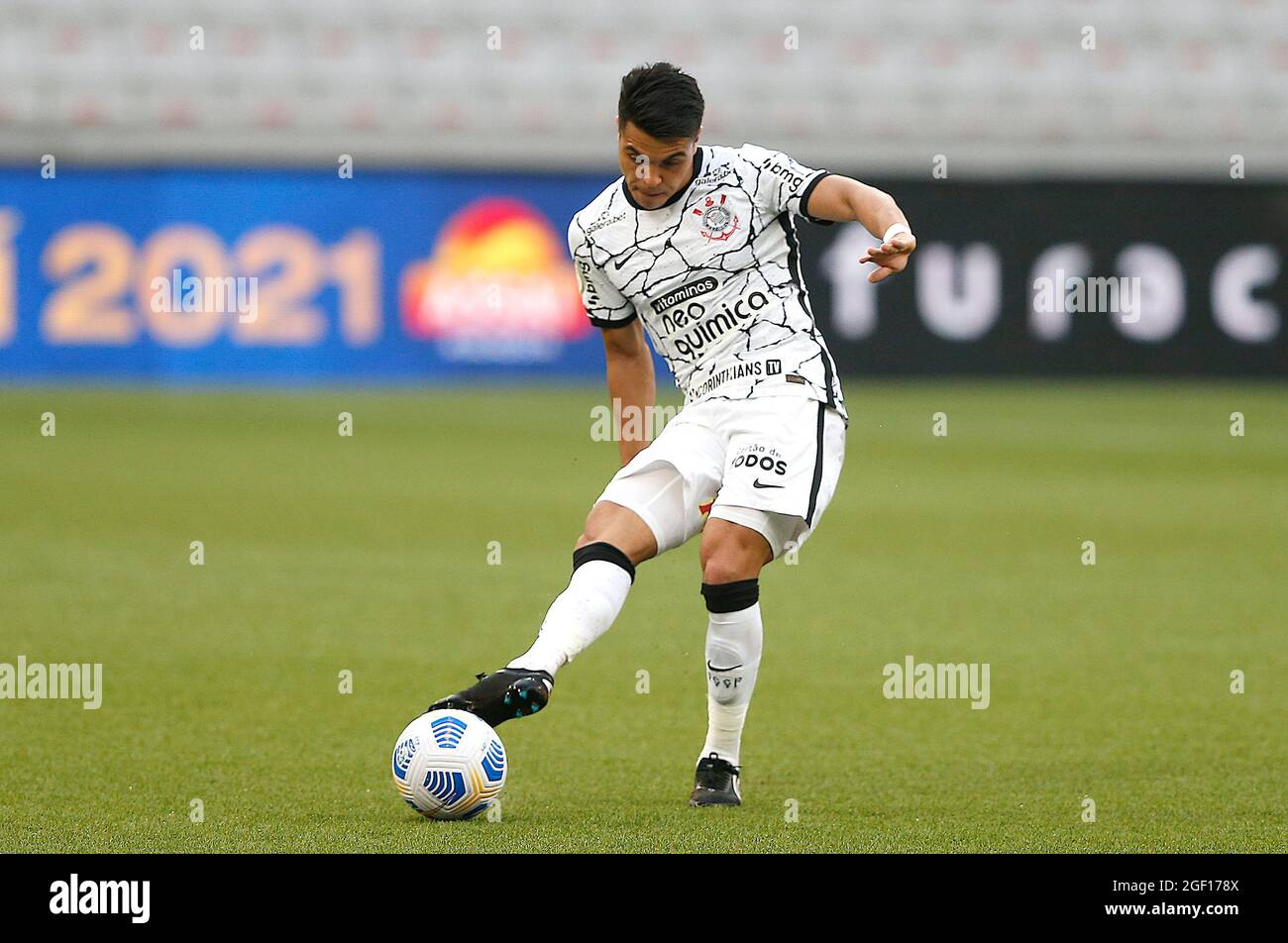 Rodolfo Do Roni Curitiba, Brazil. 22nd Aug, 2021. Corinthians' Roni during a game ...