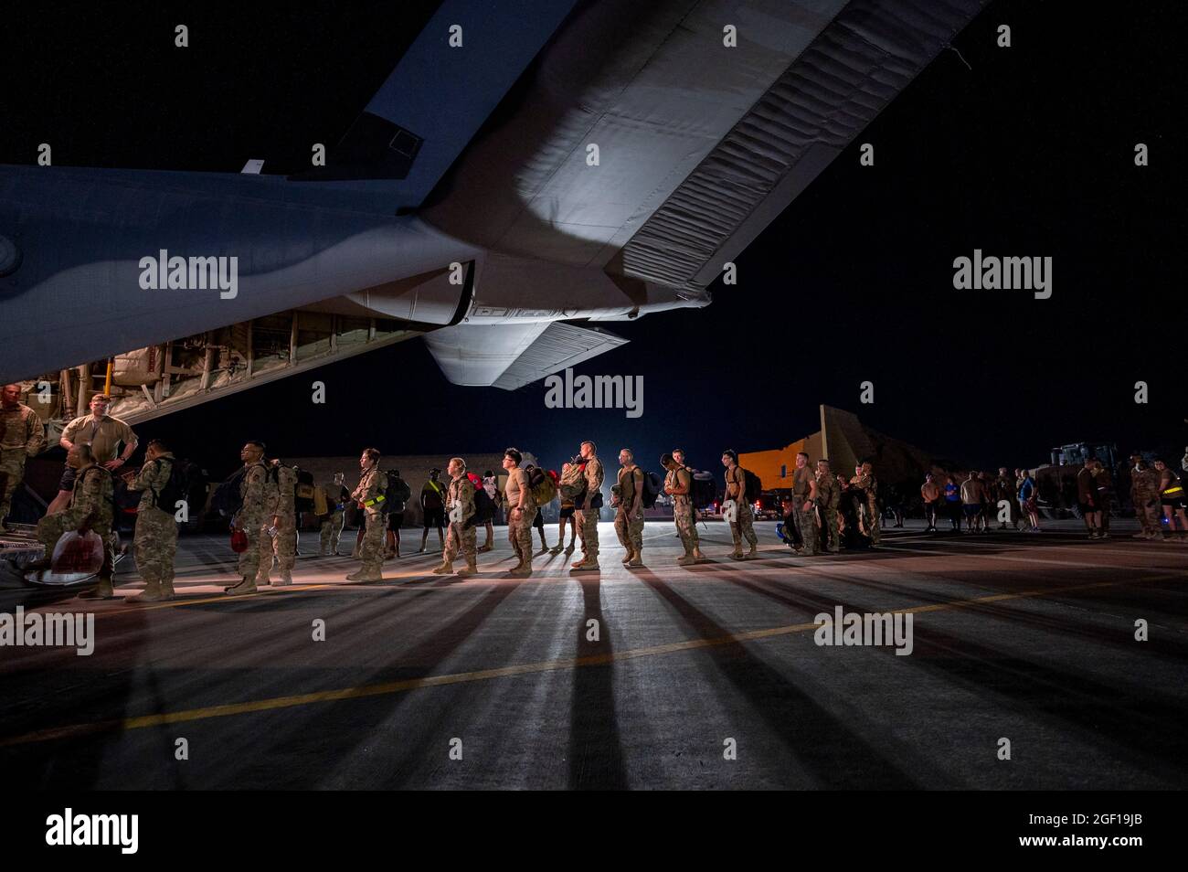 U.S. Airmen from the 332nd Air Expeditionary Wing forward deploy to ...