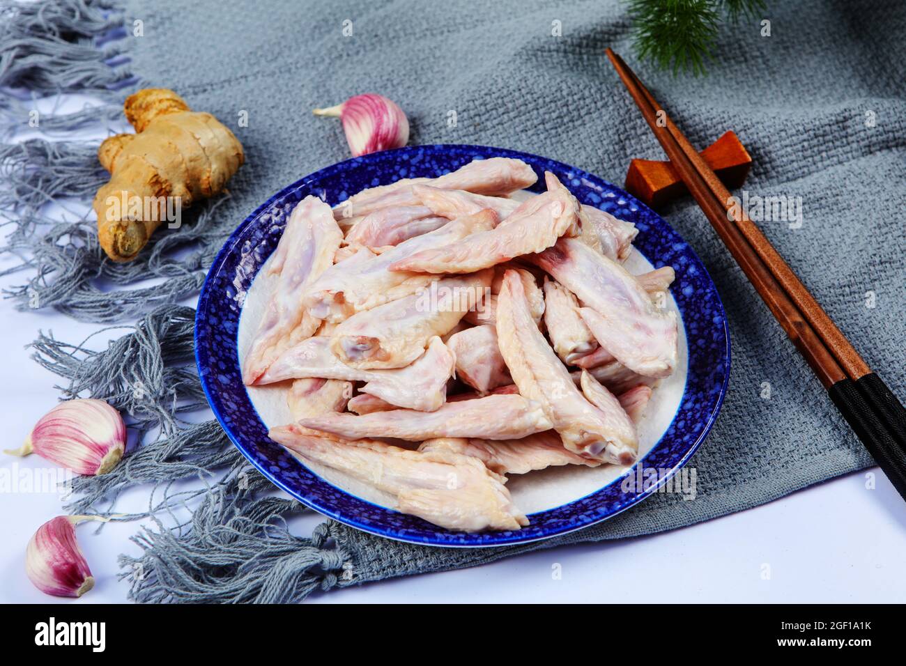 Chicken wing tip Stock Photo Alamy