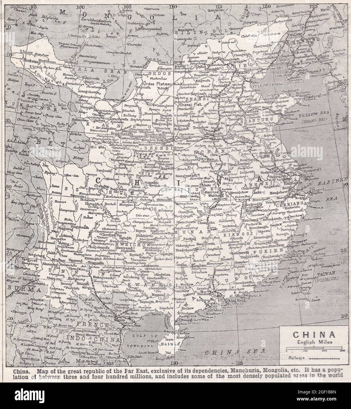Vintage Map Of China Stock Photo Alamy Vintage Map Of China Stock Photo Alamy