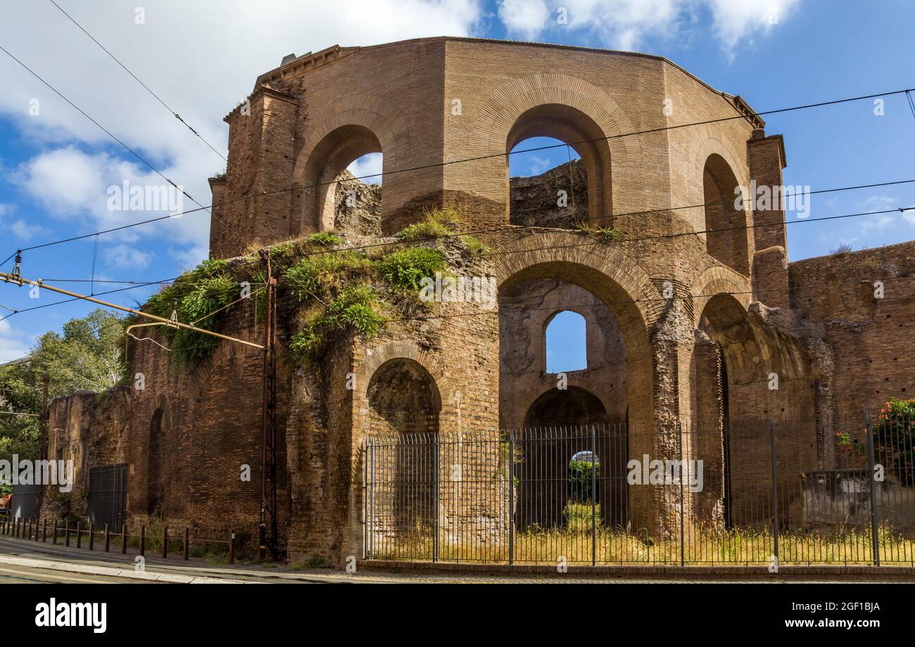 The Temple of Minerva Medica, Rome, Italy Stock Photo