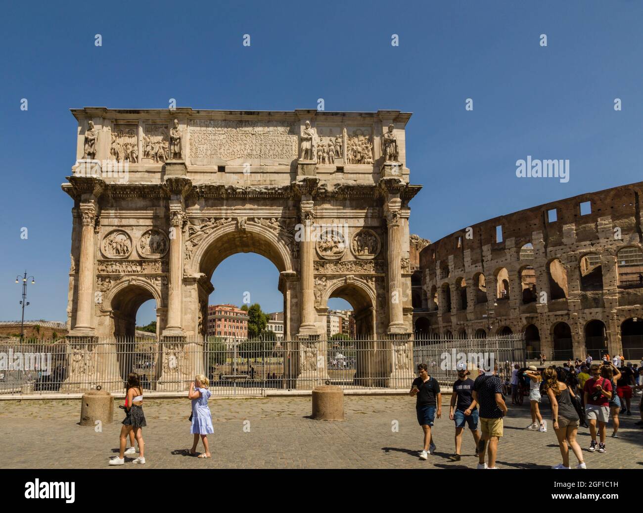 The Arch of Constantine Stock Photo