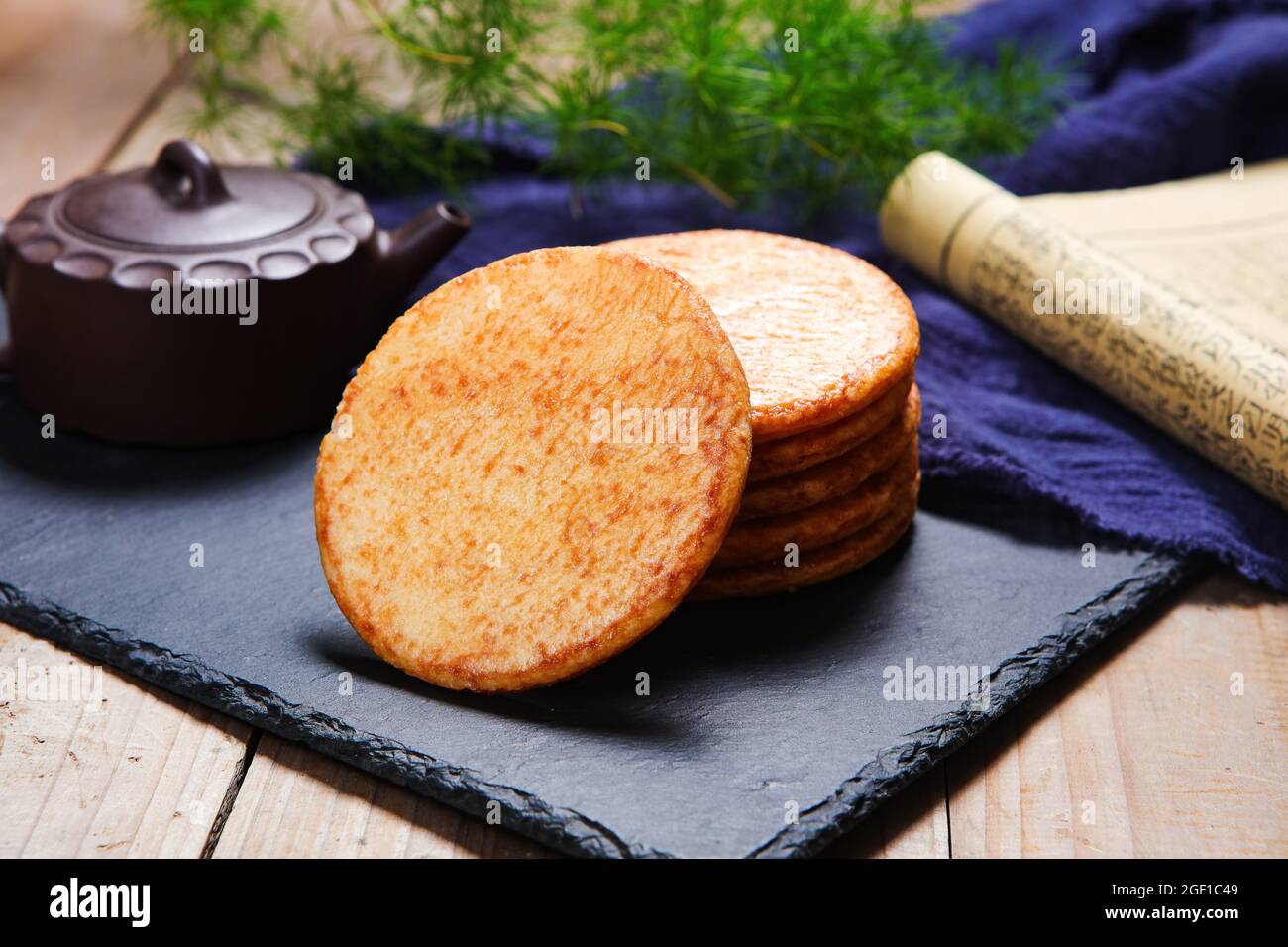 Soy sauce cake Stock Photo Alamy