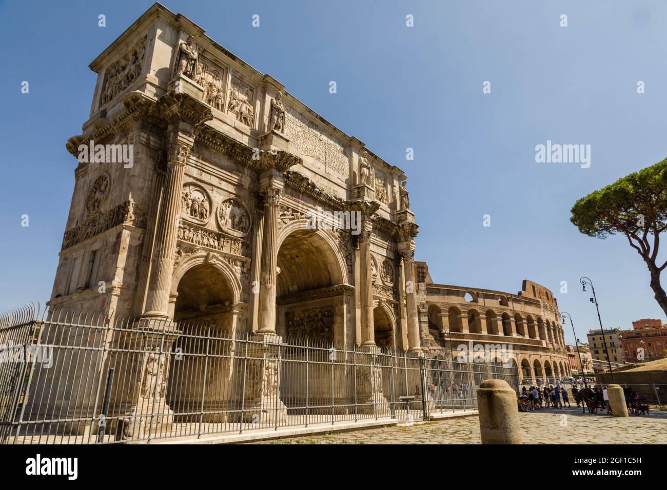 The Arch of Constantine Stock Photo