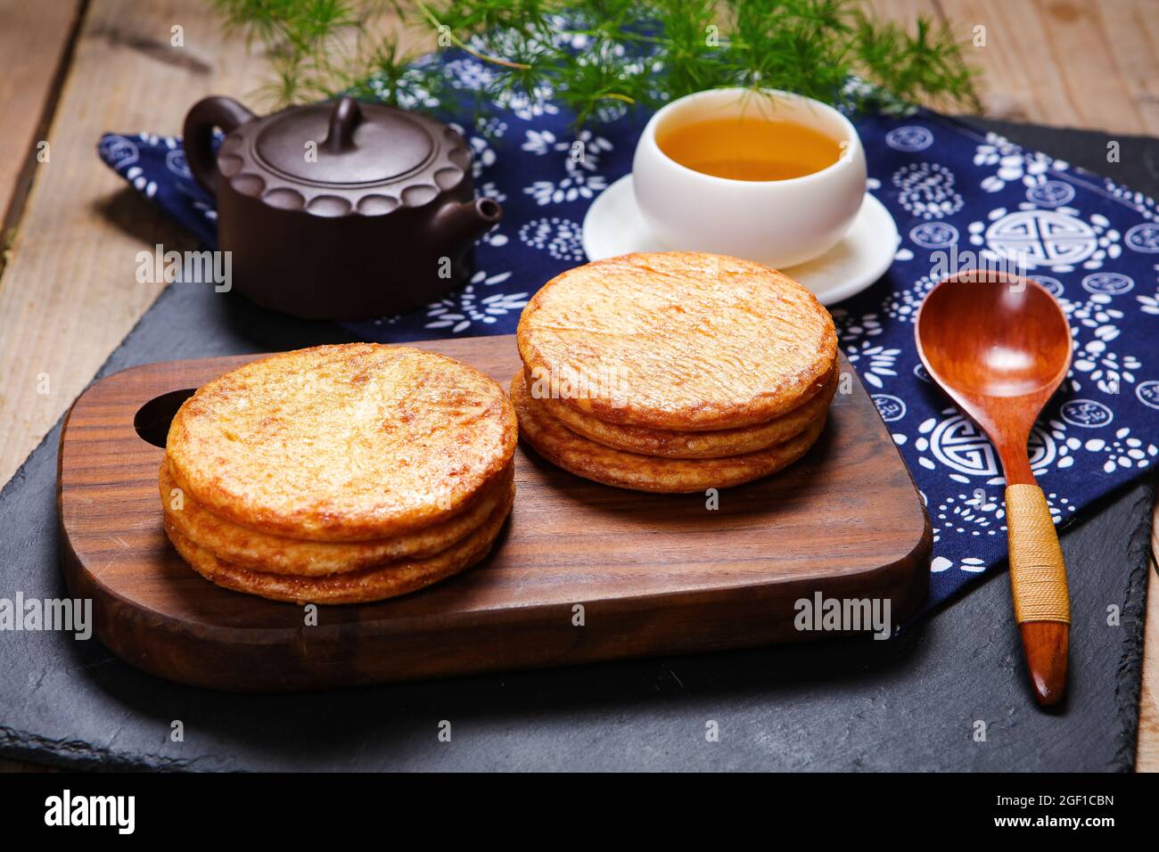 Soy sauce cake Stock Photo Alamy