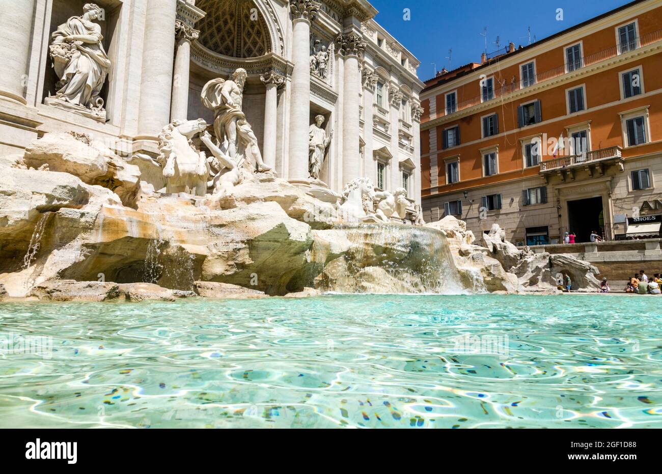 The Trevi Fountain, Rome, Italy Stock Photo
