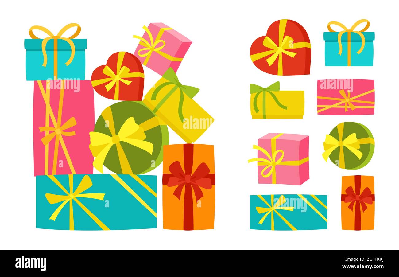 Present - Happy Anniversary Gift Box Stock Illustration