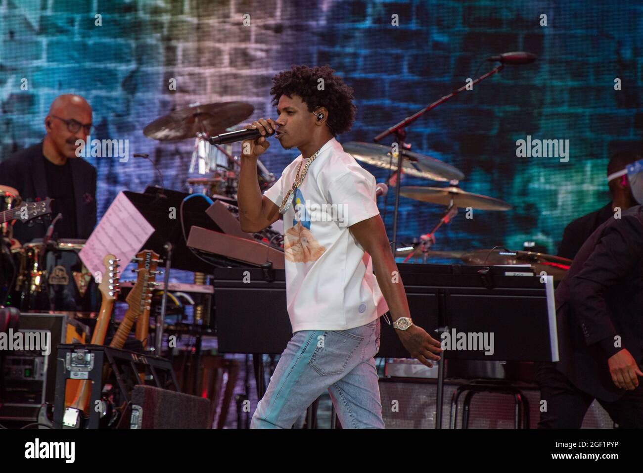 New York United States 21st Aug 2021 Boogie Wit Da Hoodie Performs