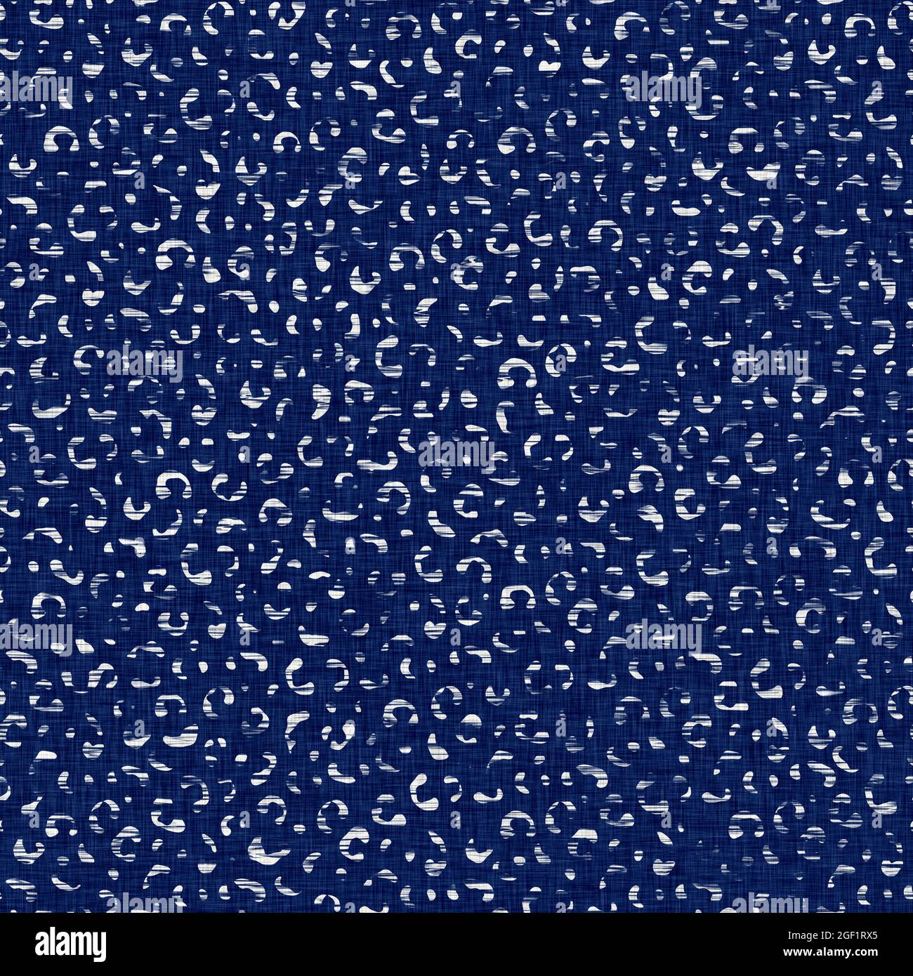 Indigo dyed fabric random flecks pattern texture. Seamless textile fashion  cloth dye resist all over print. Japanese kimono block print. High Stock  Photo - Alamy
