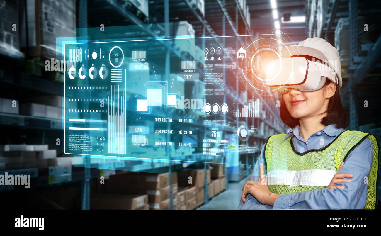 Future virtual reality technology for innovative VR warehouse