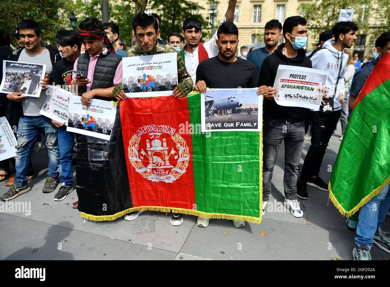 Rally in support for Afghanistan following the take over of the country ...