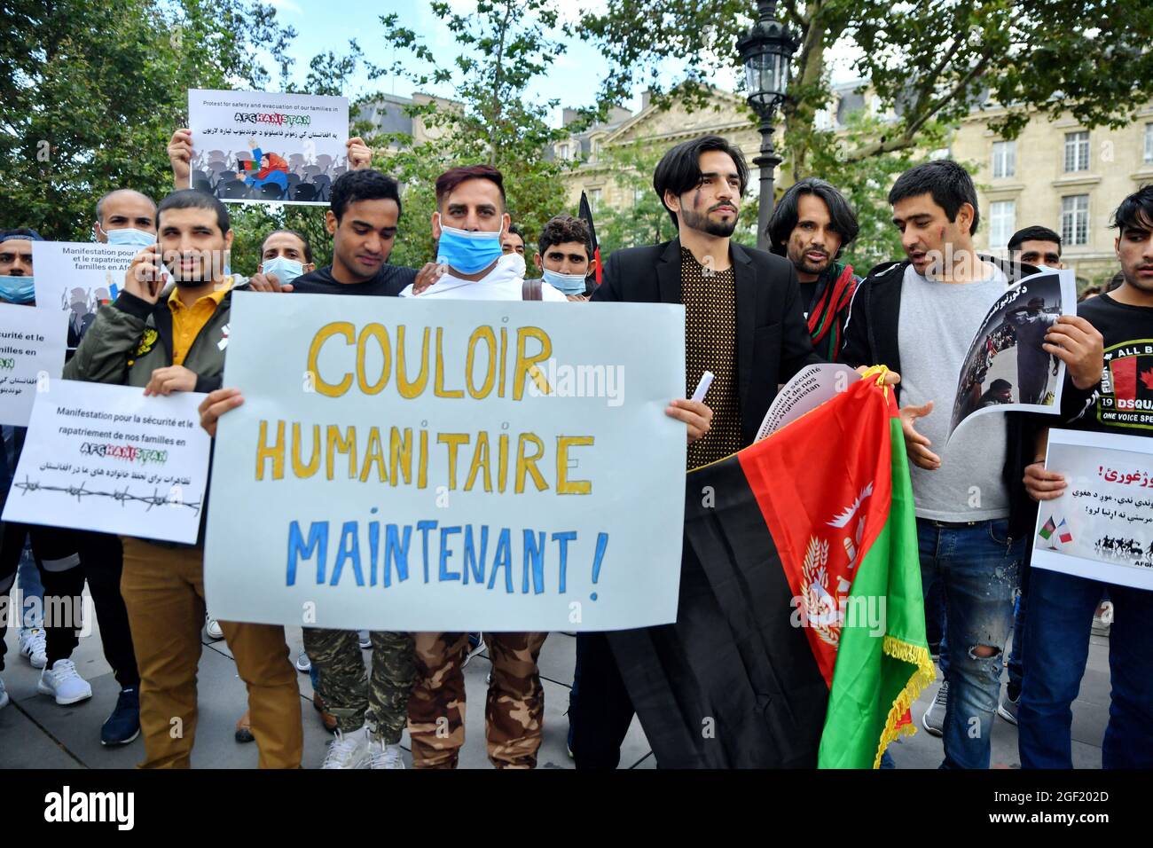 Rally in support for Afghanistan following the take over of the country ...
