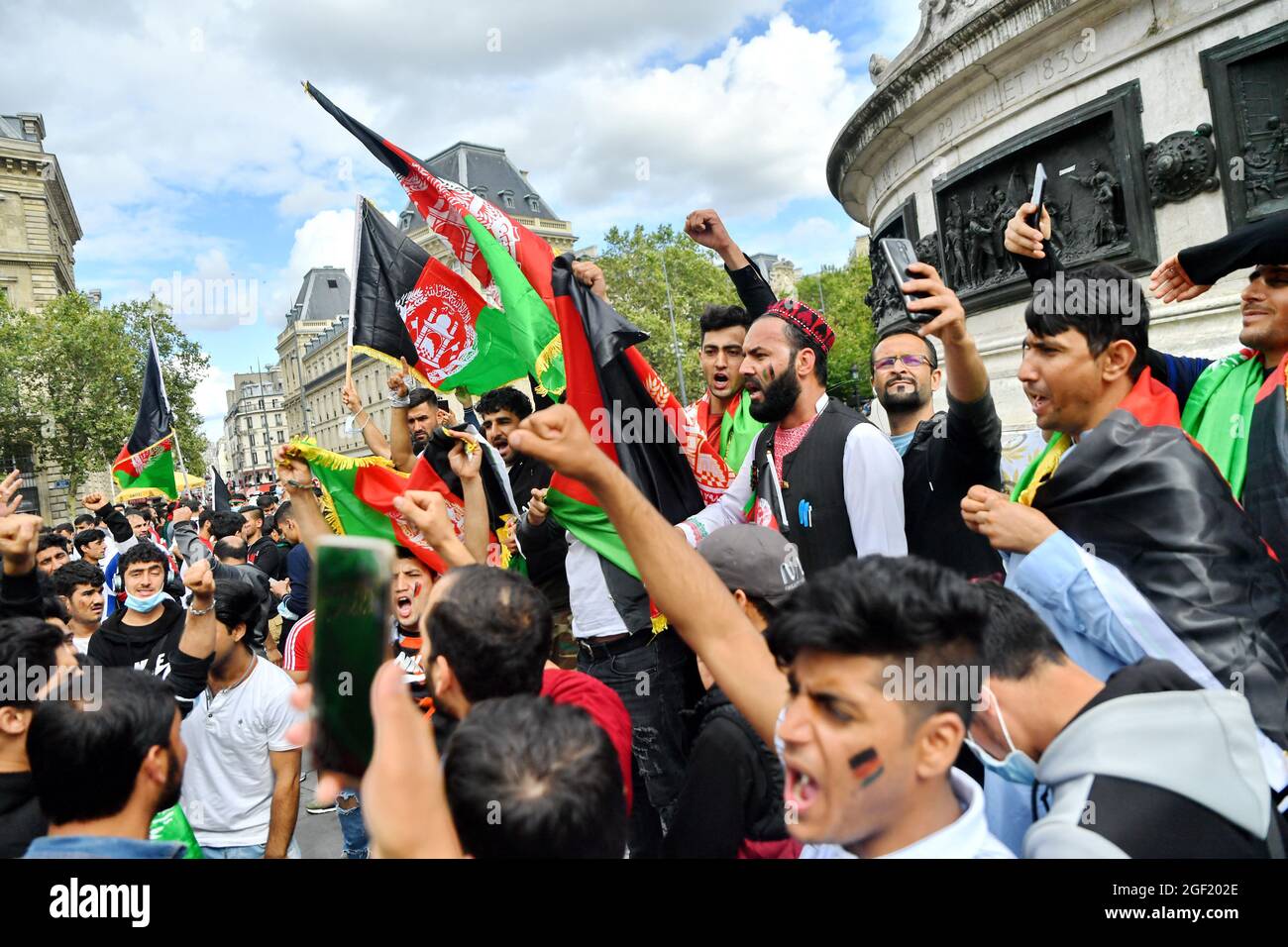 Rally in support for Afghanistan following the take over of the country ...
