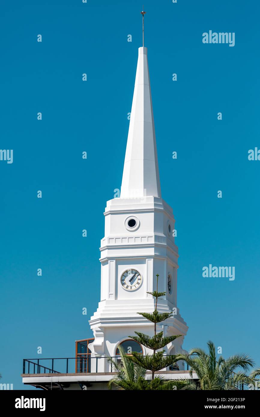 White clock tower hi-res stock photography and images - Alamy