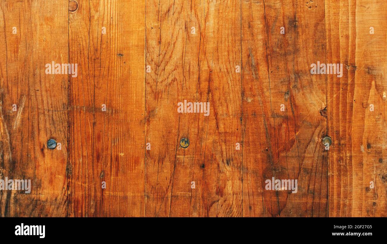 Rustic oak wood surface as background, weathered texture for backdrop Stock Photo