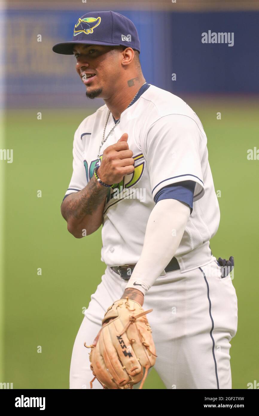 St. Petersburg, FL. USA; Tampa Bay Rays shortstop Wander Franco (5