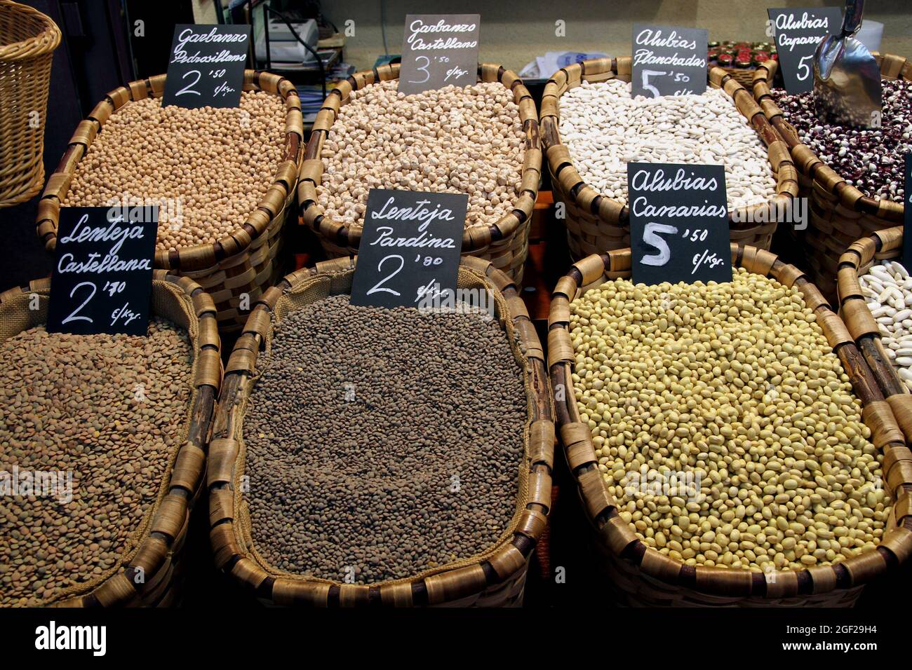 Market stall Stock Photo