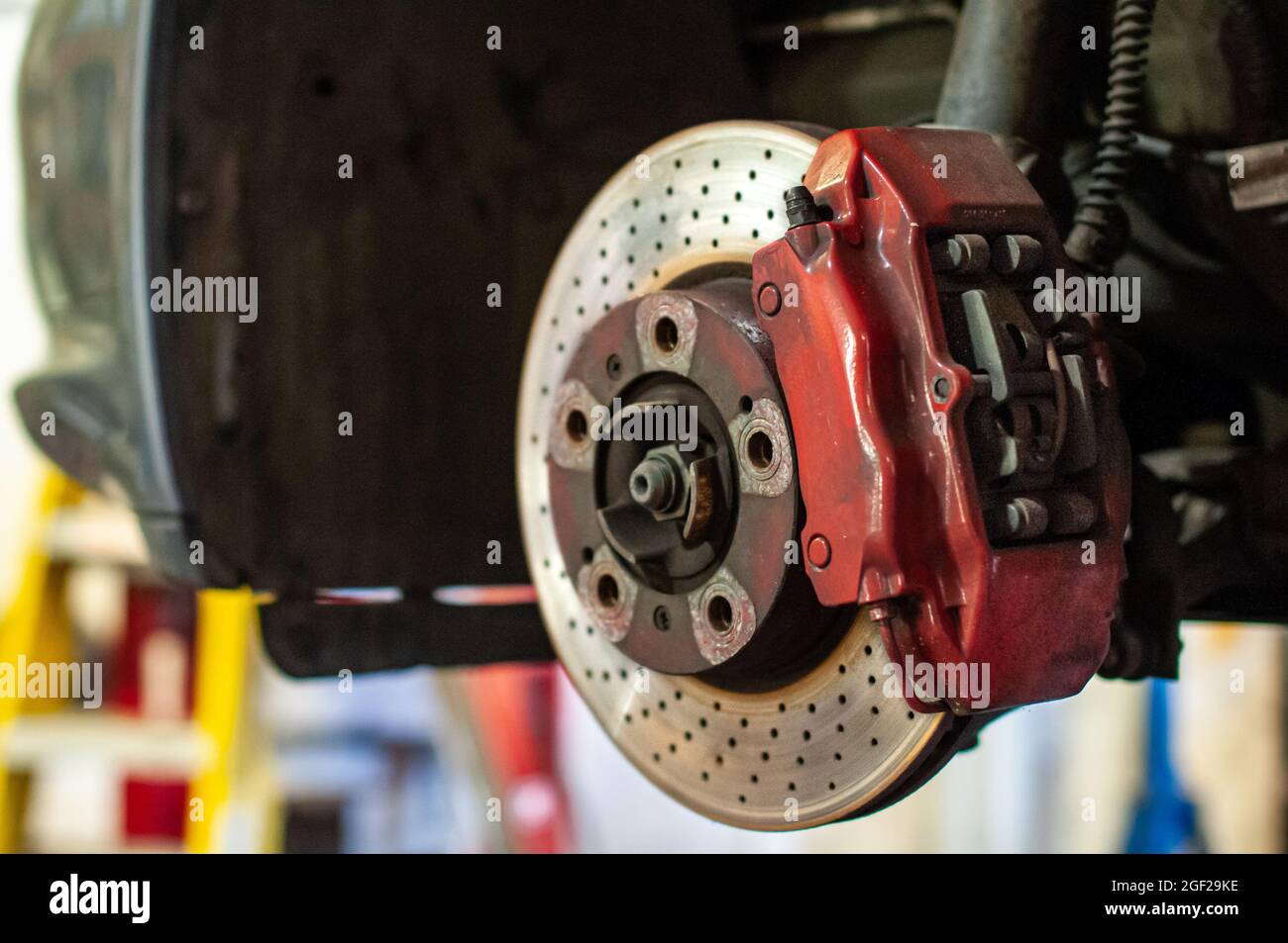 Caliper red car vehicle hires stock photography and images Alamy