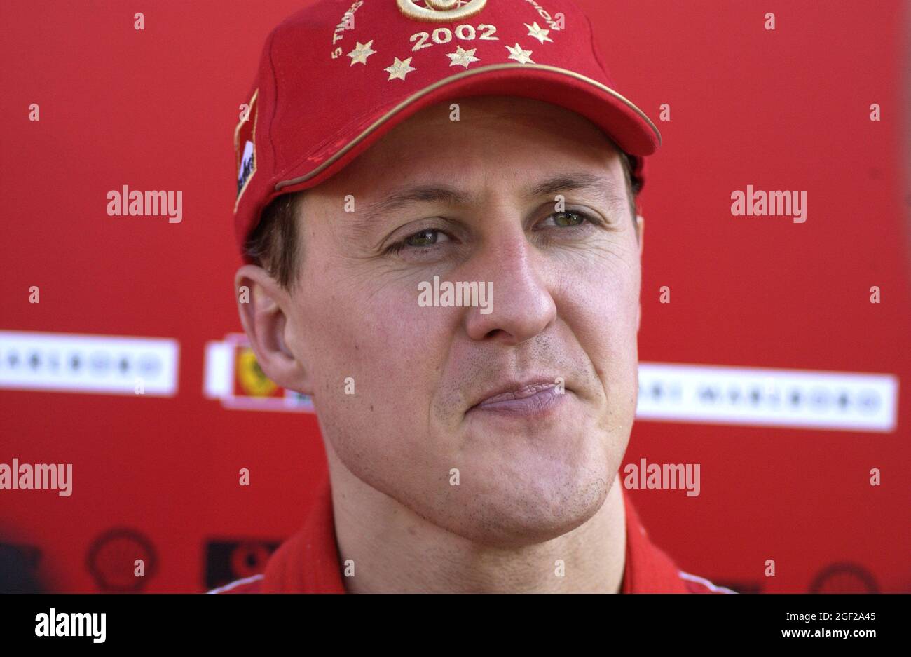 Michael schumacher ferrari 2003 spain hi-res stock photography and