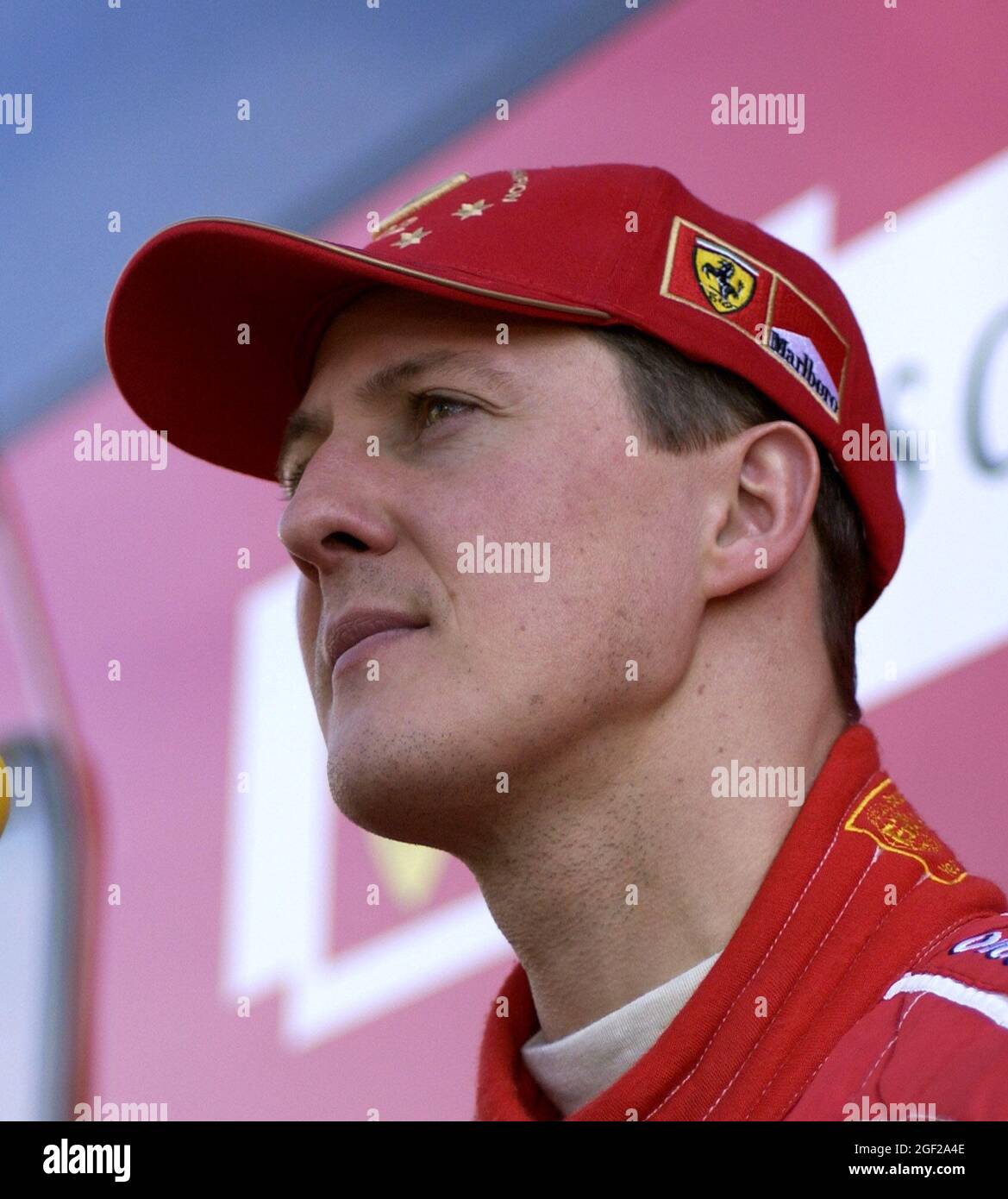 Casquette écurie Ferrari 2003, à L'effigie De Michael Schumacher (bon état)