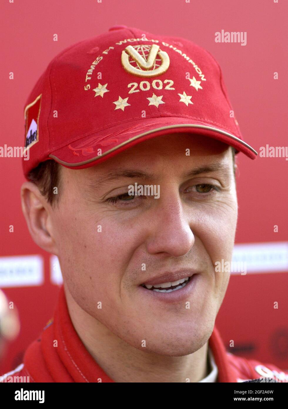 Michael schumacher ferrari 2003 spain hi-res stock photography and