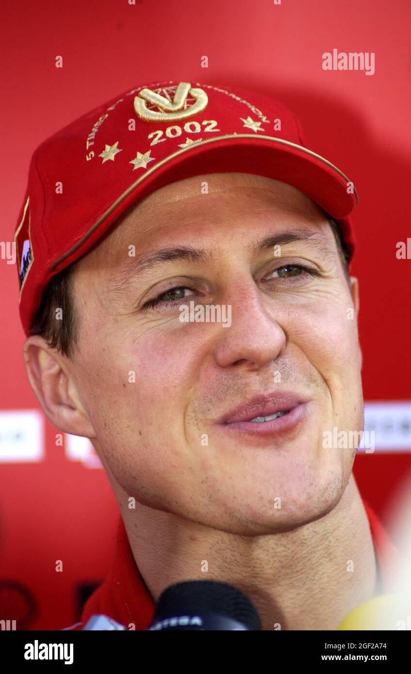 Michael schumacher ferrari 2003 spain hi-res stock photography and