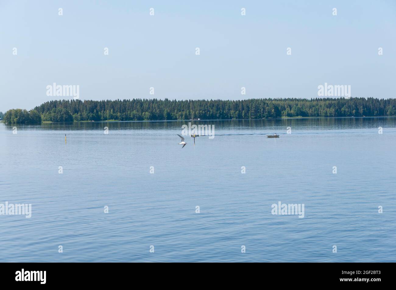 Lake Rautavesi vammala Finland Stock Photo