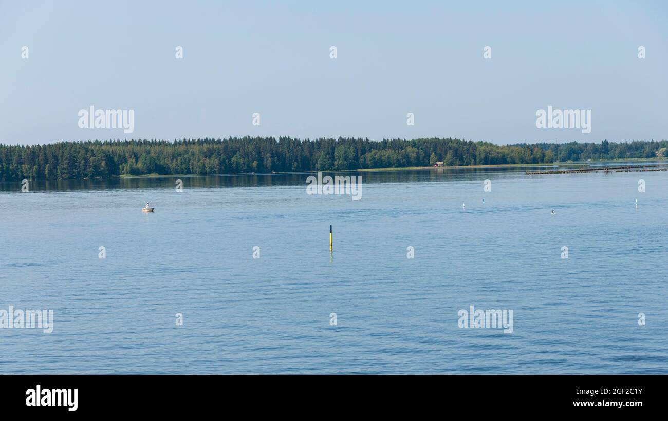Lake Rautavesi vammala Finland Stock Photo